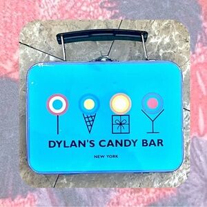 Dylan’s Candy Bar New York blue & rainbow novelty tin box